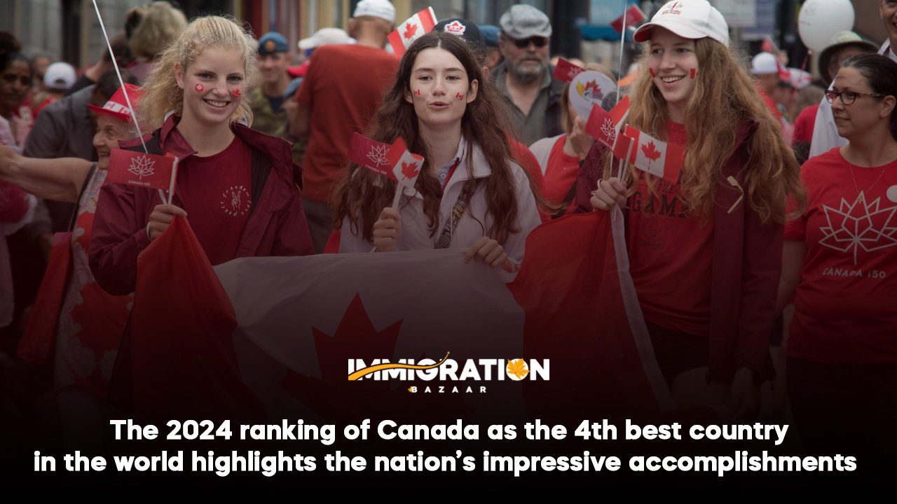 The 2024 ranking of Canada as the 4th best country in the world highlights-the nation’s impressive-accomplishments